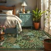 Forest Rug Washable Area Rugs for Living Room Bedroom Jungle Animal Print Rug Soft Non Slip Low Pile Throw Rug - 3 of 4