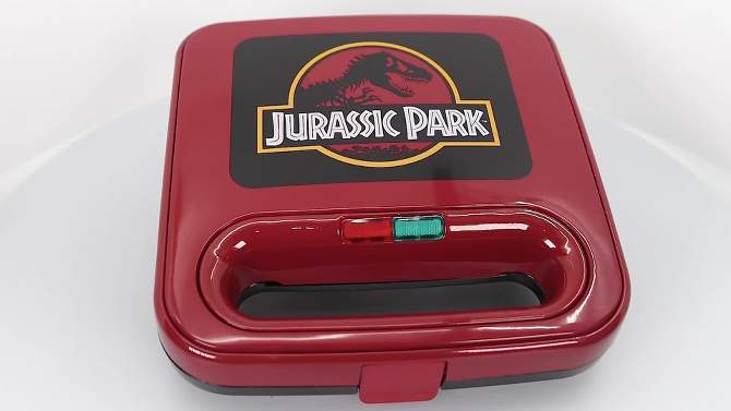 Uncanny Brands Jurassic Park Grilled Cheese Maker, 2 of 10, play video