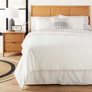 Linen Blend Duvet Set - Hearth & Hand™ with Magnolia - 1 of 4
