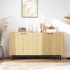 Dyonery Buffet Cabinet with Storage 58" Large Sideboard with Shelves and 4 Doors - 4 of 4