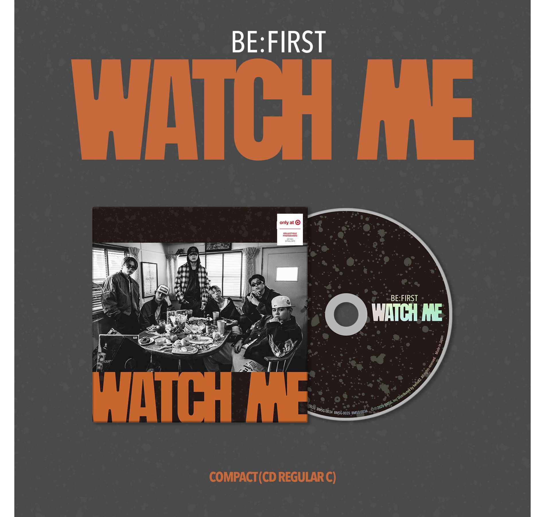 BE:FIRST - WATCH ME (C Ver.) (Target Exclusive, CD)
