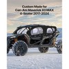 VEVOR Cab Enclosure Upper Doors, Compatible with Can-Am Maverick X3 MAX 4-Seater 2017-2024, Windproof Upgraded Zipper UTV Soft Side Window Kit,Black - 3 of 4