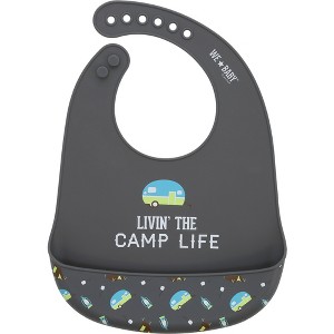 Pavilion Gift Company - Camp Life - 12" Silicone Catch All Bib - Bibs - 1 of 4
