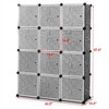 SKONYON 12 Cube Storage Organizer Steel Frame - 4 of 4