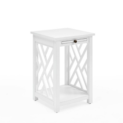Coventry White Pine Coffee and End Table Set with Unique Open Detailing