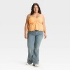 Women's Knit Woven Twist Tube Top - Wild Fable™ - 3 of 3