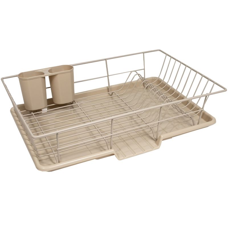 Steel 3-Piece Large Dish Drainer by Sweet Home Collection™, 1 of 3