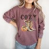 Simply Sage Market Women's Graphic Sweatshirt Coquette Fall Western Boots - 2 of 4