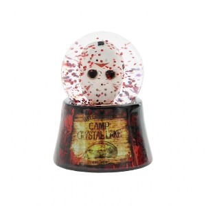 Silver Buffalo Friday The 13th "Jason Lives" 3-Inch Mini Light-Up Snow Globe - 1 of 4