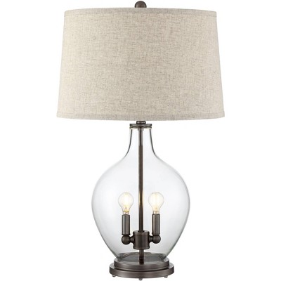 clear glass table lamps for living room