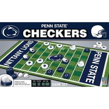 MasterPieces Officially licensed NCAA Penn State Nittany Lions Checkers Board Game for Families and Kids ages 6 and Up