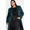 CITY CHIC | Women's Plus Size Isabella Coat - emerald - 14W - 2 of 4