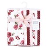 Hudson Baby Infant Girl Flannel Burp Cloth 7pk, Sweet Roses, One Size - 2 of 4