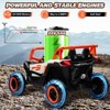 JOYRACER 24V Ride on Car w/ Remote Control, 4WD Powered Electric Off-Road UTV with 4*200W Motors - 3 of 4