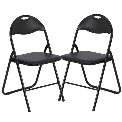 Folding Chairs 2/4 Pack with Cushion