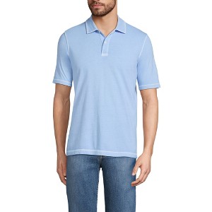 Lands' End Men's Short Sleeve Sun Faded Super T Polo - 1 of 3