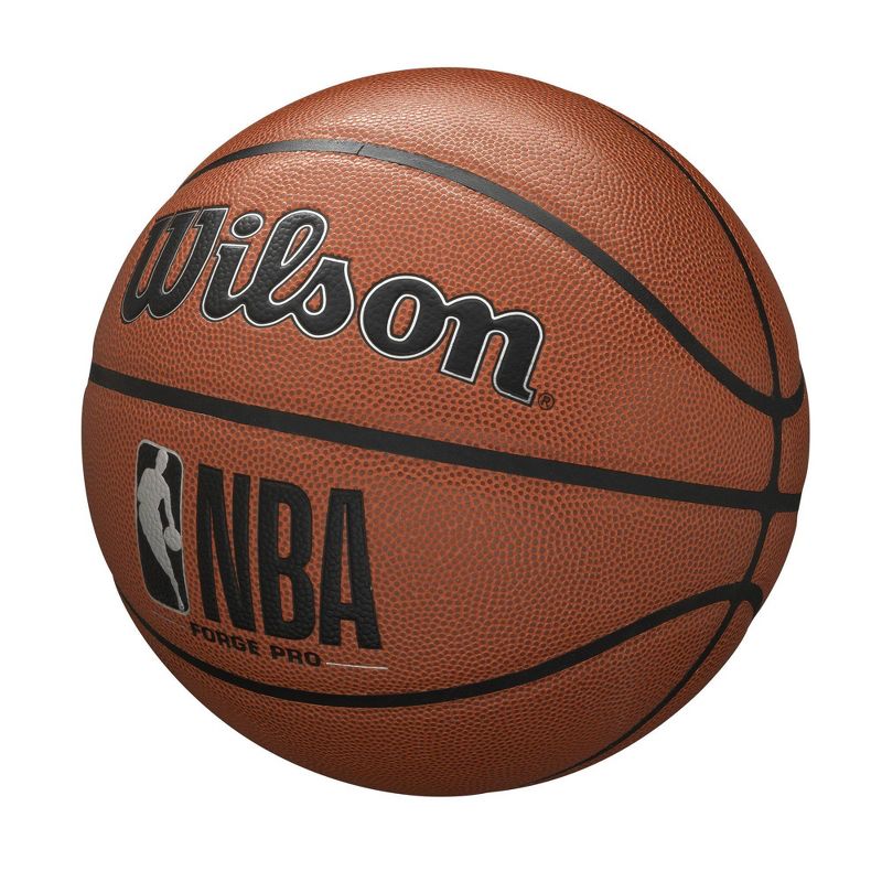 Wilson NBA Forge Pro 29.5&#34; Basketball - Brown, 4 of 12