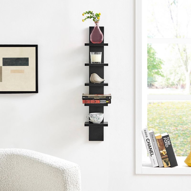 30" x 6" Slim Vertical Column Wall Shelf - Danya B., 3 of 15