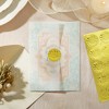 150 Pack Vellum Jackets for 5x7 Invitations with 150 Sticker Seals, 110 GSM Pre-Folded Vellum Wrap for Wedding Cards - 2 of 4