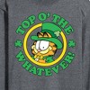 Men's - Garfield - Top O' The Whatever St. Patrick's Day Long Sleeve Graphic T-Shirt - 2 of 4