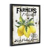 Stupell Industries Rustic Farm Market Lemons Black Framed Floater Canvas Wall Art - 3 of 4