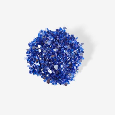 WestinTrends Fire Pit Fire Glass Tempered Glass Rocks for Fireplace Accessories