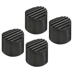 Unique Bargains Non Slip Round Rubber Ladder Accessories Protective Pads 4 Pcs - 1 of 3