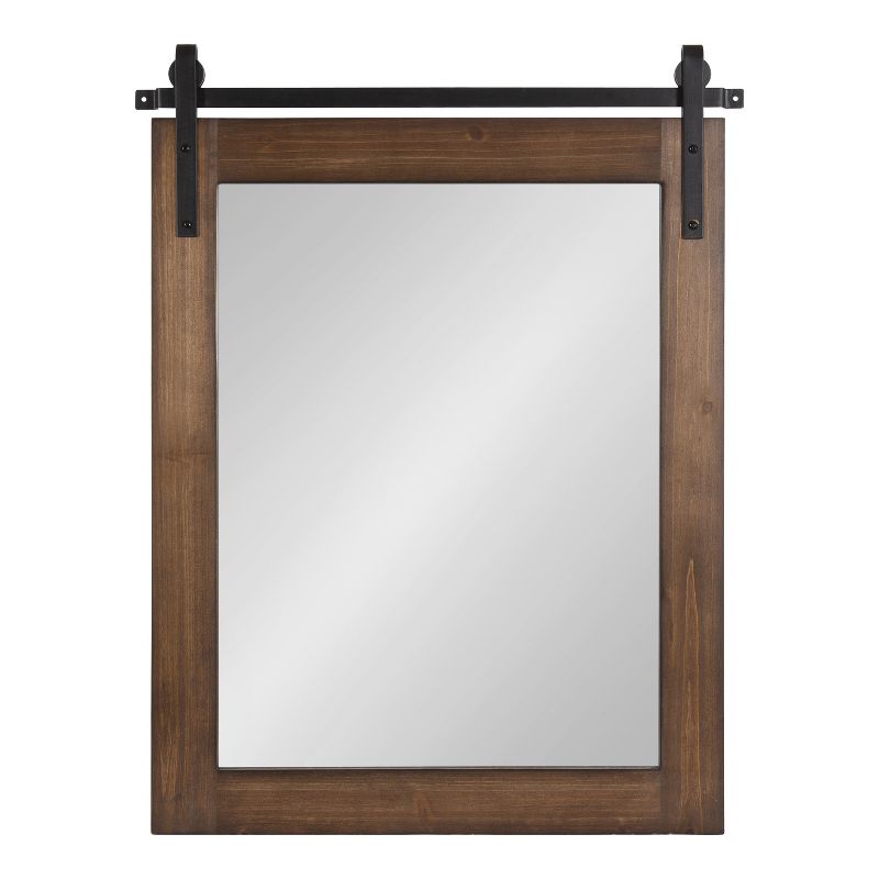 Kate and Laurel Cates Rustic Wall Mirror, 4 of 8