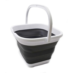 SAMMART 10L (2.6 Gallon) Collapsible Rectangular Handy Basket/Bucket - 1 of 4