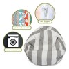 Majestic Home Goods Small Bean Bag Vertical Stripe - 2 of 4