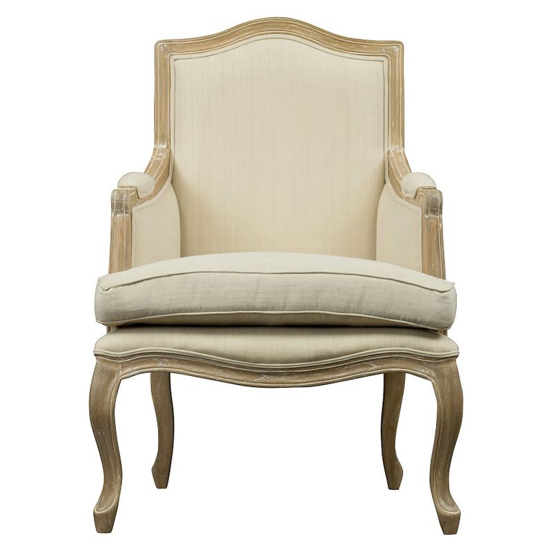 Upholstered Chair Buff Beige - Baxton Studio, 3 of 7