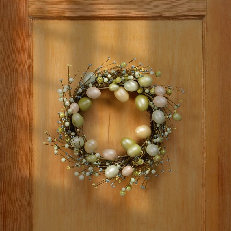 20" Easter Eggs Wreath - National Tree Company, 3 of 7
