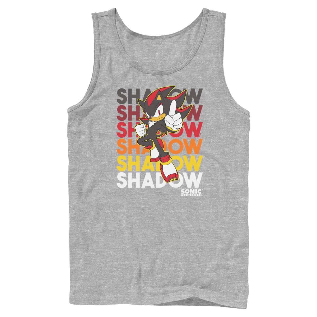 Mens Sonic the Hedgehog Shadow Stack Tank Top