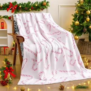 Lomsoe Pink Christmas Tree Throw Blanket Cute Soft Warm Lightweight Blanket for Sofa Bed Gift Decor Christmas Gift. - 1 of 4