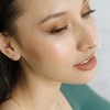 Mini Opal Orb Solitaire Studs in Gold, Rose Gold, Silver - Honeycat - 4 of 4