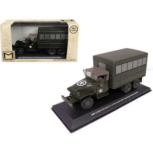 GMC CCKW 353 6x6 2-1/2 Ton Truck with Communications Shelter Olive Drab "US Army" 1/43 Diecast Model by Militaria Die Cast - 1 of 2