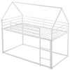 Cesicia Twin over Twin House Bunk Bed with Built-in Ladder - 2 of 4