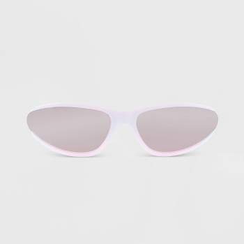 Women's Matte Plastic Oval Sunglasses - Wild Fable™ Purple