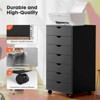 MAYEERTY 5-Drawer Mobile File Cabinet, Storage Cabinet Dressers with Wheels Mobile Organizer Drawers for Office, Bedroom, Home - 4 of 4