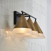 Capital Lighting Avant 3 - Light Vanity in  Aged Brass/Black - 3 of 4