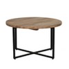 Powell Tyrion Wood and Metal Coffee Table Natural - 4 of 4