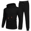 COOFANDY Men's Tracksuit 2 Piece Hoodie Sweatsuit Sets Casual Athletic Jogging Suits Waffle Plaid Jacquard Outfits - 3 of 4