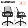 NEO Chair Office Chair Ergonomic Desk Chair Mesh Computer Chair Lumbar Support Executive Adjustable Swivel Chair Task Home Office Chair - 3 of 4
