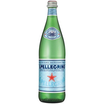 San Pellegrino Carbonated Mineral Water - 25.3 fl oz Glass Bottle