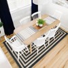 Lahome Rectangle Geometric Frame Machine Washable Outdoor Area Rug-Durable Carpet for Patio, Deck, or Garden - 4 of 4