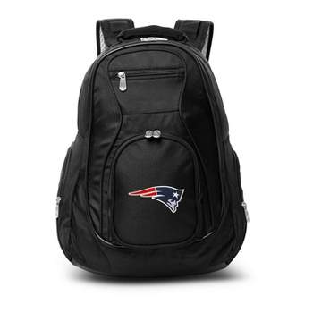 NFL New England Patriots Premium 19" Laptop Backpack - Black