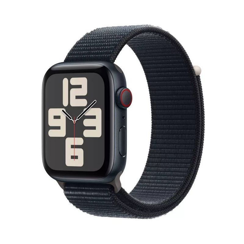 Refurbished Apple Watch SE GPS + Cellular (2023, 2nd Generation) Aluminum Case with Sport Loop - Target Certified Refurbished, 1 of 7