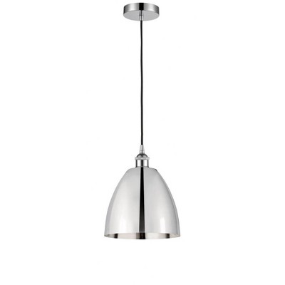 Edison Dome - 1 Light Cord Hung Mini Pendant In Industrial Style-12.88 Inches Tall and 9 Inches Wide
