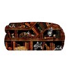 Boersma Vintage Kitten Flannel Blanket Cat in The Bookshelf Throw Blanket Librarian Book Lover Gifts Fleece Blankets for Bed Couch Sofa 50"x60" - 2 of 4