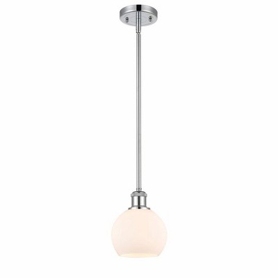 Athens - 1 Light Mini Pendant In Industrial Style-7.88 Inches Tall and 6 Inches Wide